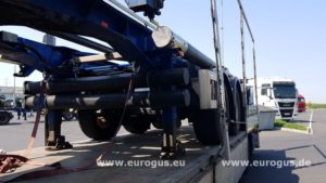 перевозка шасси для силоса из германии в россию, eurogus